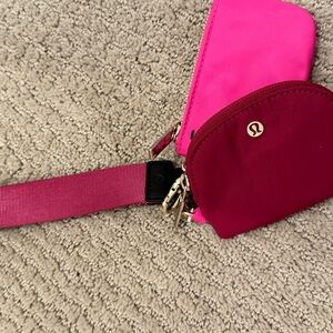 lululemon athletica dual pouch wristlet